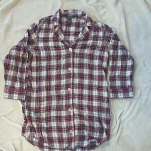 Lauren Ralph Lauren Plaid Christmas Nightgown